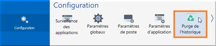 Purge de l'historique